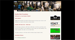 Desktop Screenshot of bradforddartpromotions.co.uk